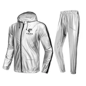FAFA SPORT Combinaison Sauna à Capuche Premium – Tenue de Sudation Pro pour Fitness, Cardio &amp; Perte de Poids