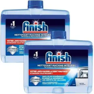 Finish  Nettoyant pour lave vaisselle 2pcs
