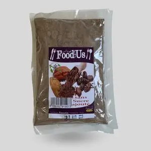 Food for Us Cacao en Poudre Pur - Sans Gluten et Sans Sucre Ajouté (100g)
