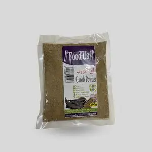 Food for Us Poudre de Caroube – 200 g – Sans Gluten – Sans Sucre Ajouté – Vegan