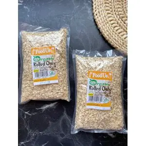 Food for Us Flocons d’Avoine Bio Sans Gluten 450g – 100% Organic – FoodUs