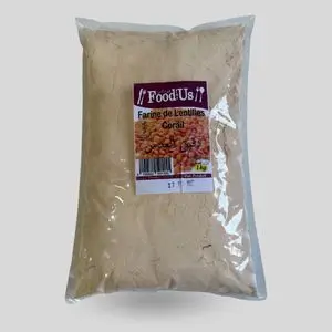 Food for Us Farine de Lentilles Corail Naturelle - Riche en Protéines (1 kg)