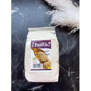 Food for Us Farine de Riz Complet Sans Gluten 1Kg – 100% Naturelle