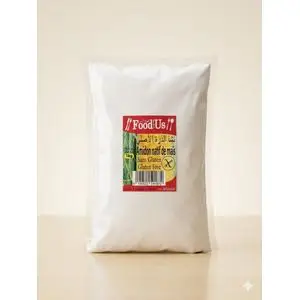 Food for Us Amidon Natif de Maïs "Food Us" (Fécule) – 100% Sans Gluten – Format Économique 1 Kg