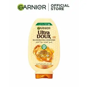 Garnier Ultra Doux  Après-shampoing réparateur Trésors de Miel 360ml pour cheveux abîmés
