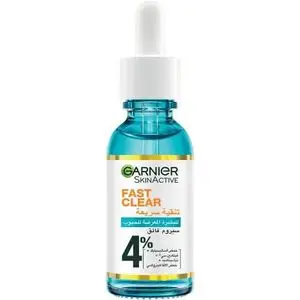 Garnier Skin Active Fast Clear Sérum Anti-Acné Avec 4% De Vitamine C + Salicylique + Niacinamide + AHA Pour Combattre L’acné Et Estomper Les Taches Brunes) Mini Format Voyage 15ml