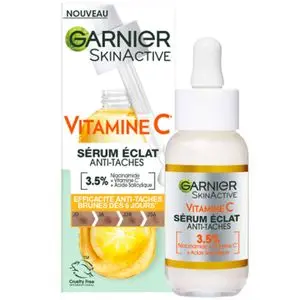 Garnier Sérum éclaircissant et anti-taches à la vitamine C - Origine France -30ml