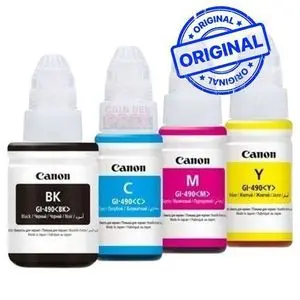 Canon  PACK Bouteilles Originale  d'encre GI-490 pour les imprimantes économiques PIXMA G