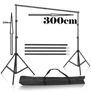 General Support de fond Kit de système de Support de toile de fond 3m*3m