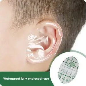 General Autocollants d'oreille imperméables pour enfants, protecteur d'oreille 20 pièces