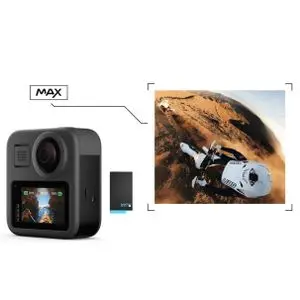 Gopro MAX Camera Étanche Mode 360° ou HER0 6K avec Stabilisation Vloggez Comme un Pro