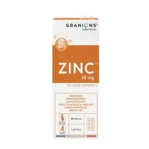 GRANIONS Zinc 15 Mg 60 Gélules