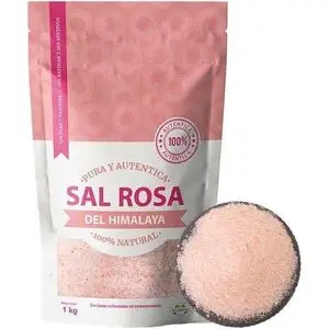 Hansel Sel rose de l' Himalaya 100% naturel pour assaisonnement et cuisson non raffiné sans additifs -1Kg