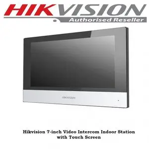 Hikvision Monitor Videophone IP Video Intercom Indoor WIFI DS-KH6320-WTE1 Mouniteur Videophone / Interphone