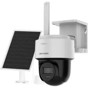 Hikvision Kit de caméra de sécurité solaire 4G PT SP4/SP8-D – Vidéosurveillance extérieure sans fil 2K+ avec panneau solaire, suivi intelligent, fonction panoramique/inclinaison et visualisation à distance