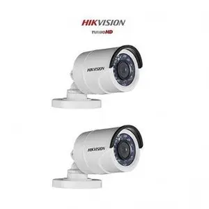 Hikvision Pack 2 Cameras de surveillance Extérieur / Intérieur 2MP 1080P Full HD Étanche