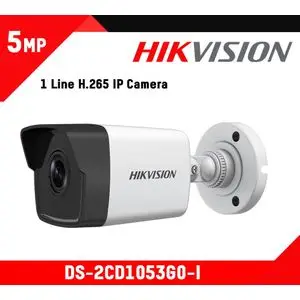 Hikvision Camera de surveillance IP Etanche 5MP - Network camera Bullet Full HD POE DS-2CD1053G0-I