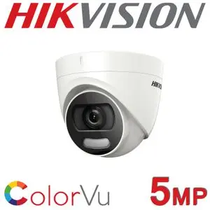 Hikvision Camera IP de surveillance ColorVu 5MP , couleur en nuit - ip Dome color