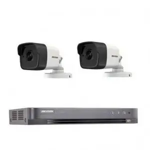 Hikvision Kit DUO vidéo surveillance 2 caméras 2MP + DVR 4CH  + 4BNC + 2DC