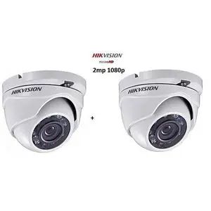 Hikvision PACK 2 CAMERAS HD 1080P 2MP Full HD Turbo  indoor