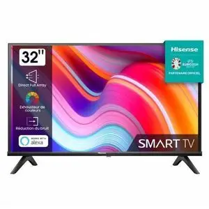 Hisense Téléviseur - 32A4Q - 32 pouces - WXGA Smart TV - Wi-Fi Durant 2 Ans Garantie