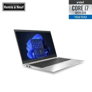 Hp EliteBook 830 G7 Core i7-10610U 32Go DDR4 , 512Go SSD Tactile - Remis à Neuf - QWERTY