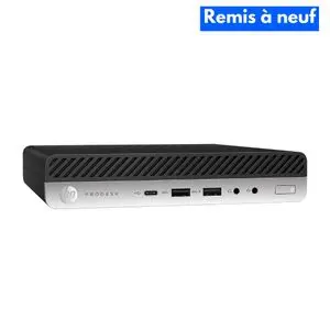Hp ProDesk 600 G3 Mini – Intel Core i5-6500T – 8Go RAM – 256Go SSD – Intel HD Graphics 530 (Remis à neuf)