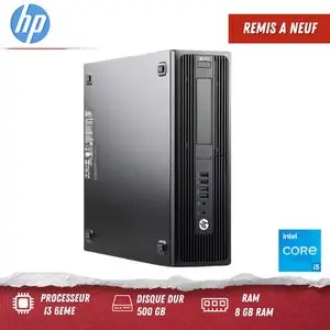 Hp Ordinateur de bureau Z240 Workstation i3 6éme 8Go 500 Go - Remis à neuf