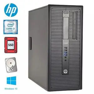 Hp ProDesk 600 G1 Tour - Core i7-4790 @ 3.6Ghz  I 8Go I SSD 128Go I HDD 500Go (Neuf)