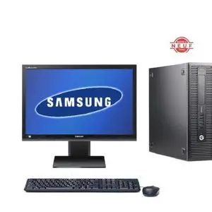 Hp ProDesk 600 G1 SFF i3 + Écran 19" 8Go RAM 500Go - Remis a neuf-