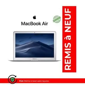 Hp Macbook air HD 13,3" -2015 -INTEL CORE i5-RAM 8Go-SSD 128Go -remis a neuf/