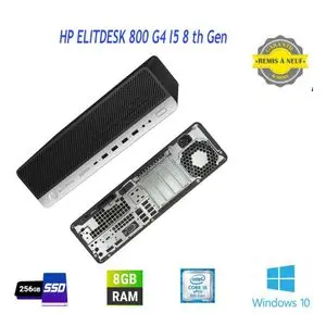 Hp ELITDESK 800 G4 I5 8ème Gén 256 SSD 8 Go RAM