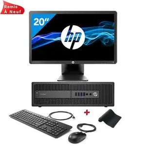 Hp Pack ProDesk Pentium G3420 - 8Go, 500Go Ecran HP 20'' ( Remis à Neuf )