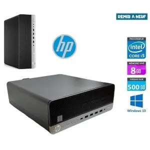 Hp Unité centrale Core i5 6éme Gén-Ram 8Go DDR4 -500Go HDD-Remis à Neuf