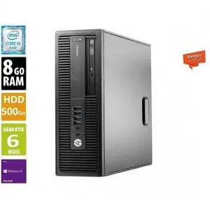 Hp PC BUREAU 800G2 CORE i5 6éme Génération 8Go RAM 500Go HDD  -REMIS A NEUF