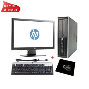 Hp COMPAQ 6200 Pro SFF Core I5-2400 - 4Go RAM - 500Go HDD avec Écran HP 20" - Remis à Neuf
