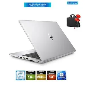 Hp EliteBook 840 G6 i7-8665U 8eme Génération – 16Go RAM 256Go SSD - PC Portable Pro - Remis a neuf