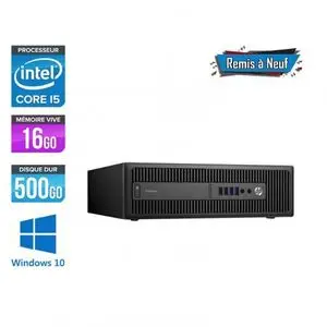 Hp 600 G2 SFF Intel Core i5-6500  16Go DDR4  500Go HDD (Remis à Neuf )