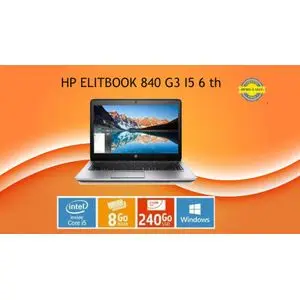 Hp  EliteBook 840 G3 Core i5-6300U I 8Go DDR4 I 256 Go SSD I 14 PouceHD