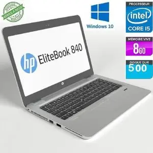 Hp ULTRA PC HP ELITEBOOK 840 G3 CORE I5 6ÉME RAM 8Go HDD 500Go -Remise à neuf