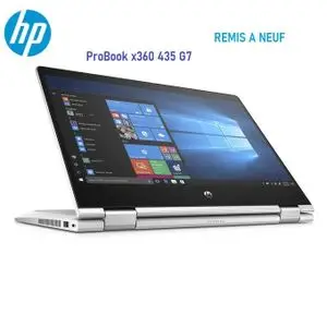 Hp PC portable ProBook x360 435 G7 – AMD Ryzen™ 7 4700U - 16GB DDR4-SDRAM - 512GB SSD - Windows 10 Pro - Remis à neuf