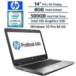 Hp ProBook 640 - G2 Core i3 6éme 8 Go RAM DDR4 - 500 Go - Remis à Neuf