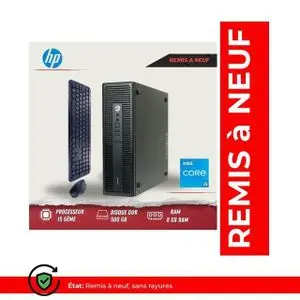 Hp Ordinateur de bureau Prodesk 600 g2 i5 6éme 8Go 500 Go - Remis à neuf