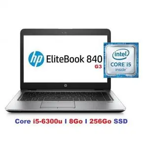Hp EliteBook 840 14” G3 Core i5 6Th Grd 8Go DDR4-256 SSD -Remis a Neuf