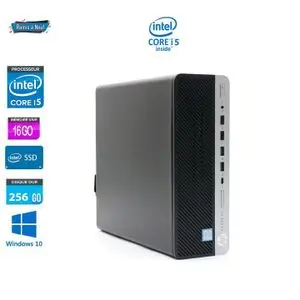 Hp Unité centrale i5 Ram 16Go -SSD 256Go 6éme Gén - Remis à Neuf