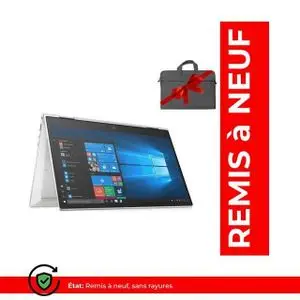 Hp liteBook x360 830 G7 Intel® Core™ i5 i5-10210U (13.3") Écran tactile Full HD 16 Go DDR4- 256 Go SSD  Argent (REMIS A NEUF)