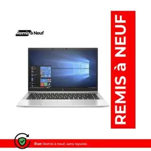 Hp  EliteBook 840 G7 Core i5 10éme RAM 16Gb SSD 256Gb -Remis à Neuf
