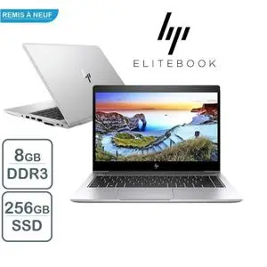 Hp PC Portable EliteBook 830 G6 I5-8265U 8GB 256GB SSD 14'' -Remis à Neuf
