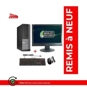 Hp ProDesk 600 G4 USDT - Intel Pentium Gold G5500T- 8 Go DDR4 , 256 Go SSD (Remis à Neuf)