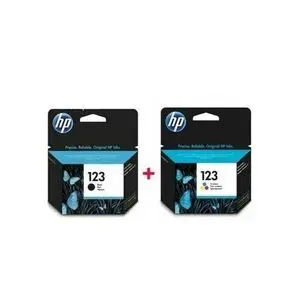 Hp PACK CARTOUCHE 123 NOIR ET CARTOUCHE 123 COULEUR